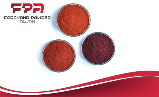 make red iron oxide powder
